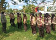 Mencetak Generasi Berintegritas, Polres Lombok Barat Gembleng Saka Bhayangkara di Gerung