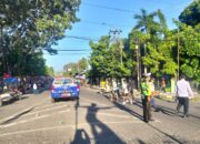 SAT LANTAS POLRES DOMPU LAKSANAKAN PENGAMANAN CAR FREE DAY, ARUS LALU LINTAS TERPANTAU AMAN DAN LANCAR