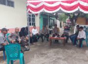 SAT BINMAS POLRES DOMPU LAKSANAKAN PENGECEKAN DAN PEMBINAAN SATKAMLING DI KELURAHAN POTU