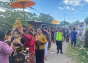 Sinergi Bersama Aparatur Dusun, Bhabinkamtibmas Desa Rhee Kawal Pengamanan Kegiatan Kecimol