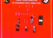 Polres Lombok Utara Tangkap Terduga Pengedar Sabu di Tanjung, 4 Poket Sabu Diamankan
