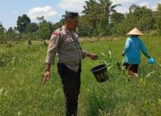 Polsek Labuapi Ajak Warga Desa Merembu Swasembada Pangan