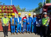 Unit Kamsel Satlantas Polres Bima Kota Sosialisasikan Keselamatan Berlalu Lintas kepada Sopir Truk Pengangkut Elpiji