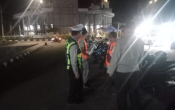 Tanjung Diterangi Lampu Biru: Patroli Blue Light Antisipasi 3C + Cuaca Ekstrim*